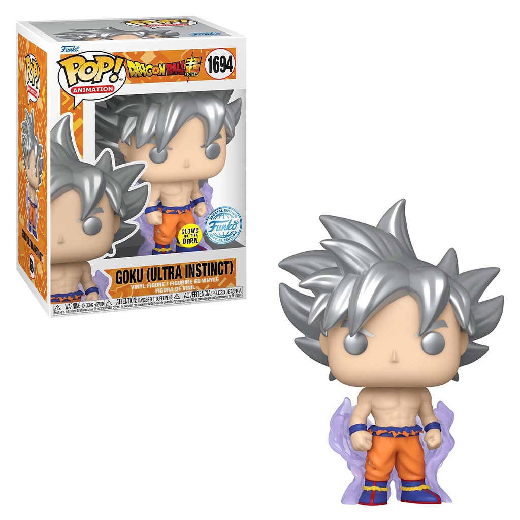 FUNKO POP ANIMATION DRAGON BALL SUPER EXCLUSIVE - GOKU (ULTRA INSTINCT) 1694