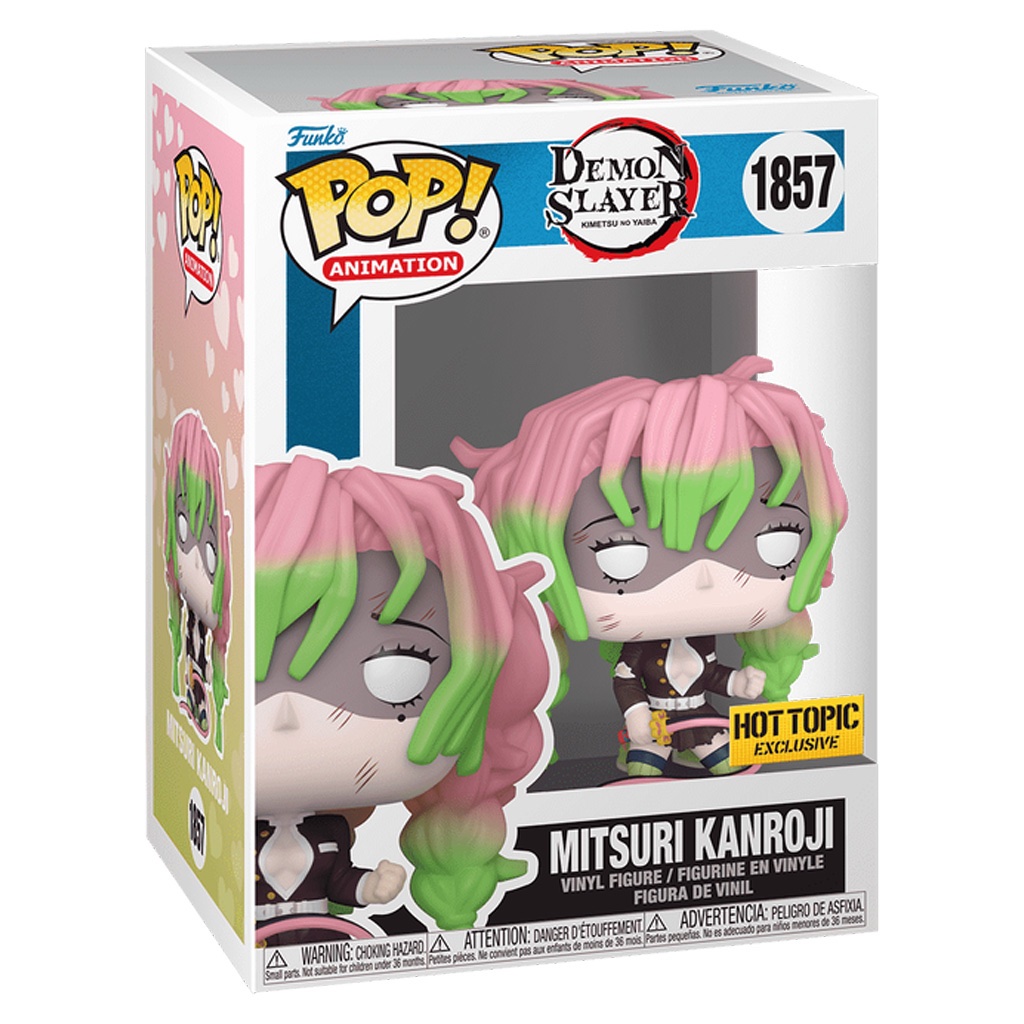 FUNKO POP ANIMATION DEMON SLAYER: KIMETSU NO YAIBA EXCLUSIVE - MITSURI KANROJI (BATTLE DAMAGED) 1857 - Imagem 3