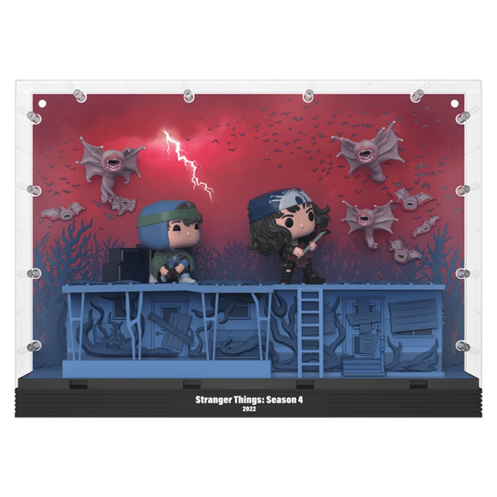 FUNKO POP MOMENT STRANGER THINGS S4 - DUSTIN / EDDIE / DEMOBATS 05 - Imagem 2