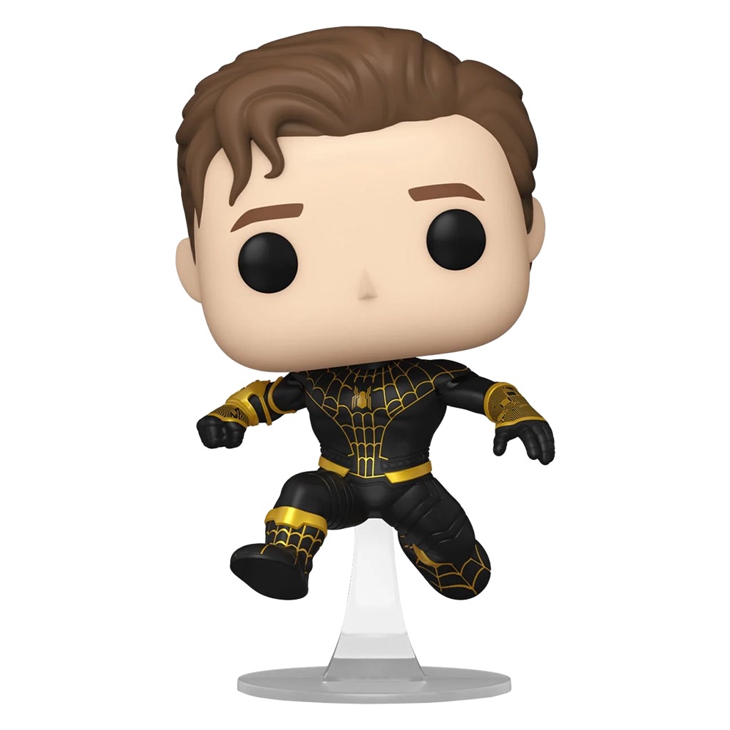 FUNKO POP MARVEL SPIDER-MAN: NO WAY HOME EXCLUSIVE - SPIDER-MAN (BLACK & GOLD SUIT) 1073 - Imagem 2