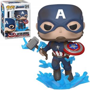 FUNKO POP MARVEL AVENGERS ENDGAME - CAPTAIN AMERICA (WITH MJOLNIR) 573